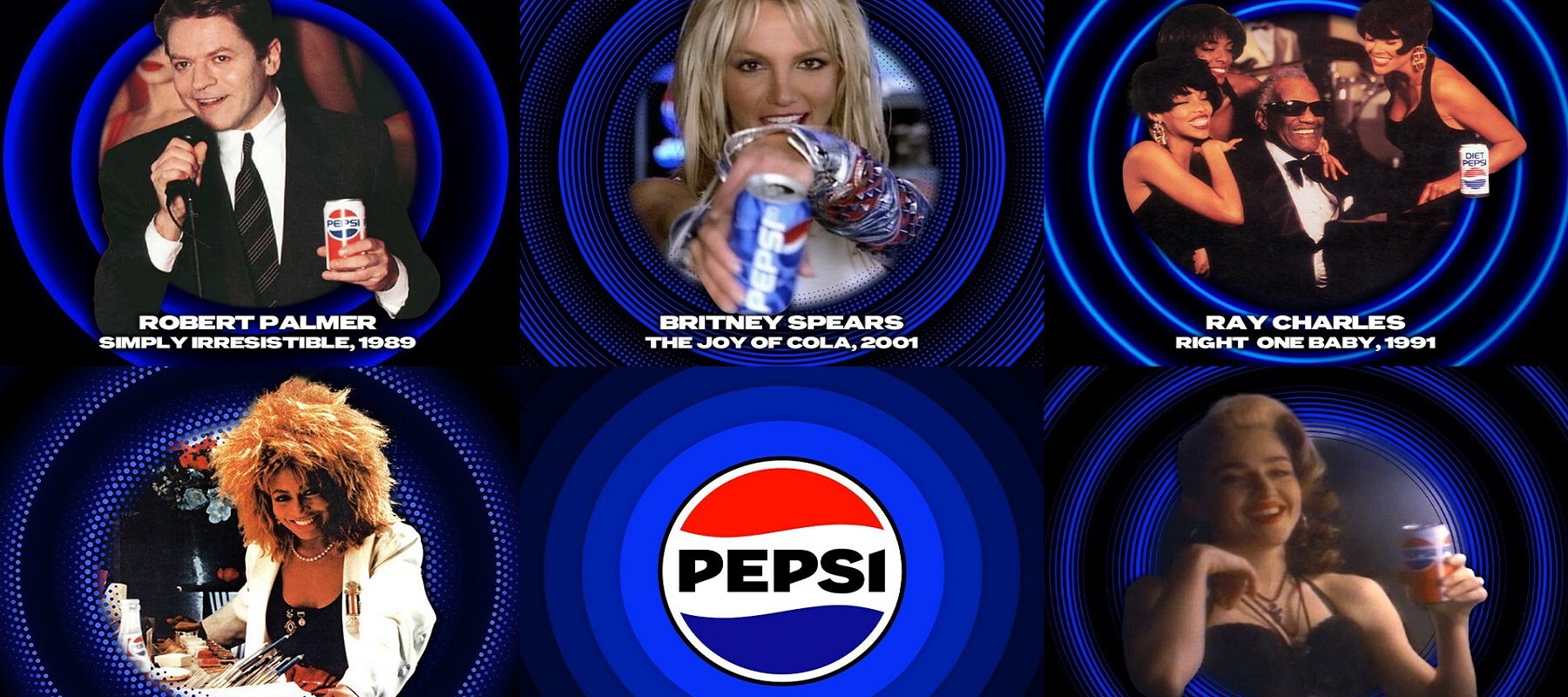 Pepsi re-releases music video commercials in celebration of music legends
